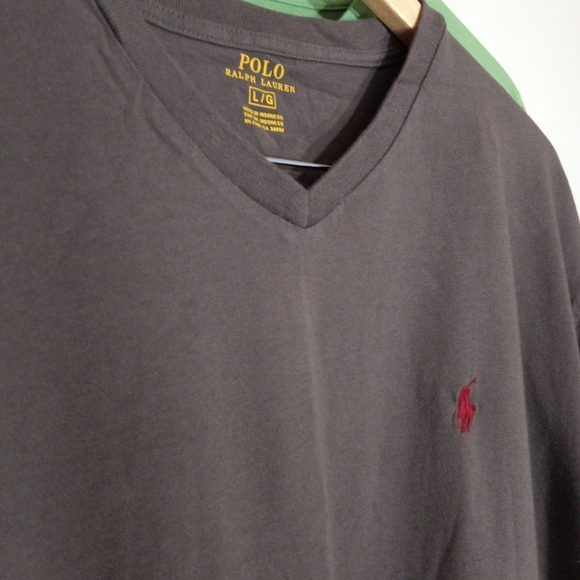 Polo Ralph Lauren Vneck short sleeve shirt bundle men size large EUC - Picture 6 of 6